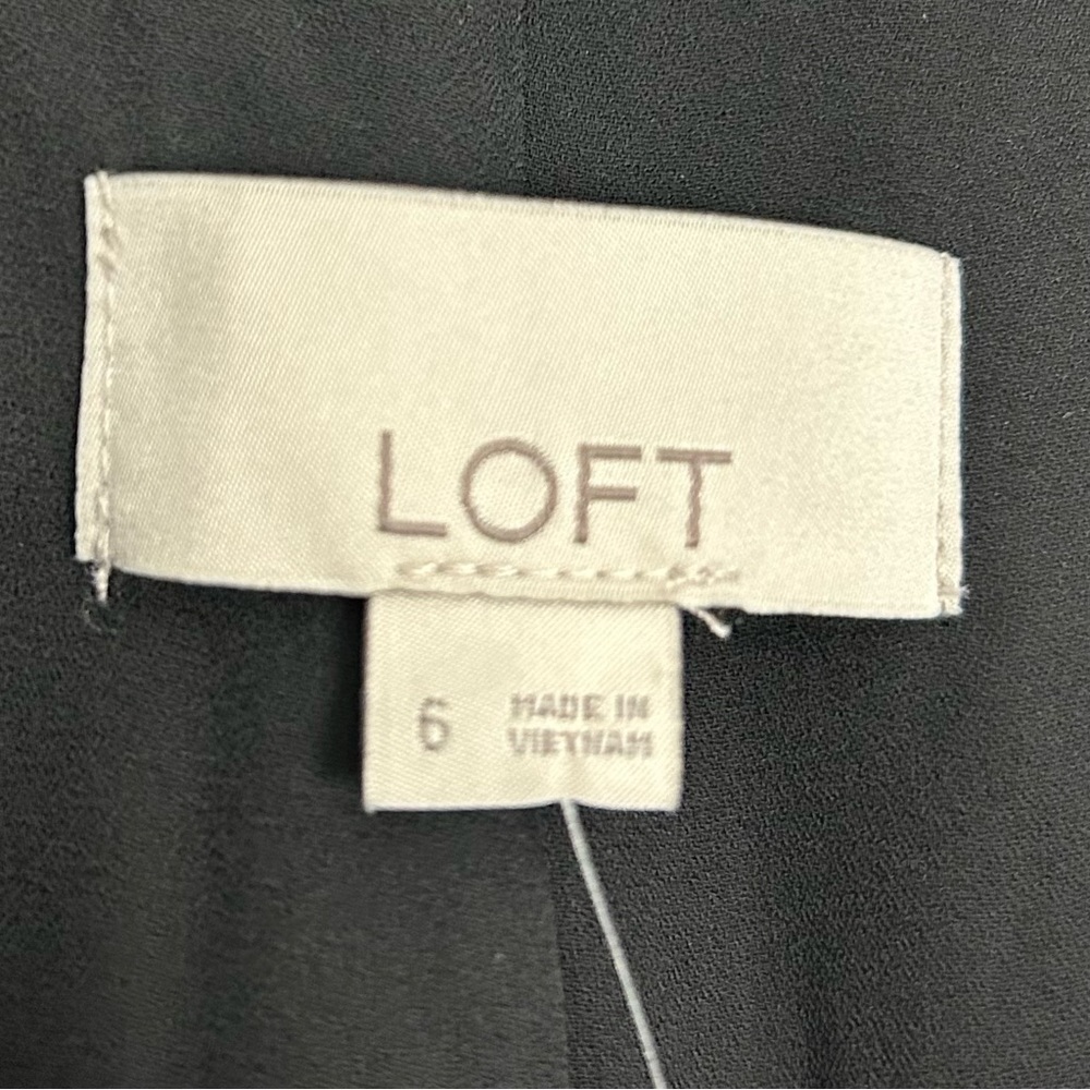 LOFT Purple Floral Velvet Blazer - Picture 6 of 8